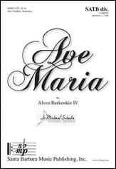 Ave Maria SATB choral sheet music cover